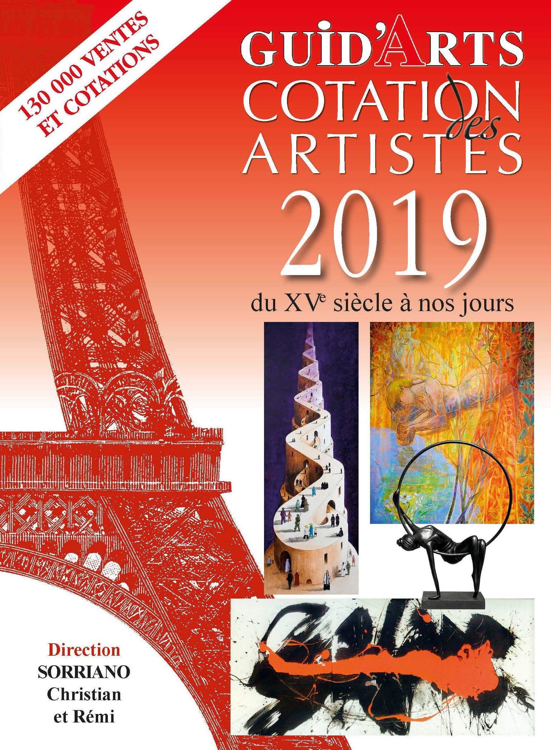Guid'Arts Cotation des Artistes 2019 du XVe siècle à nos jours book
