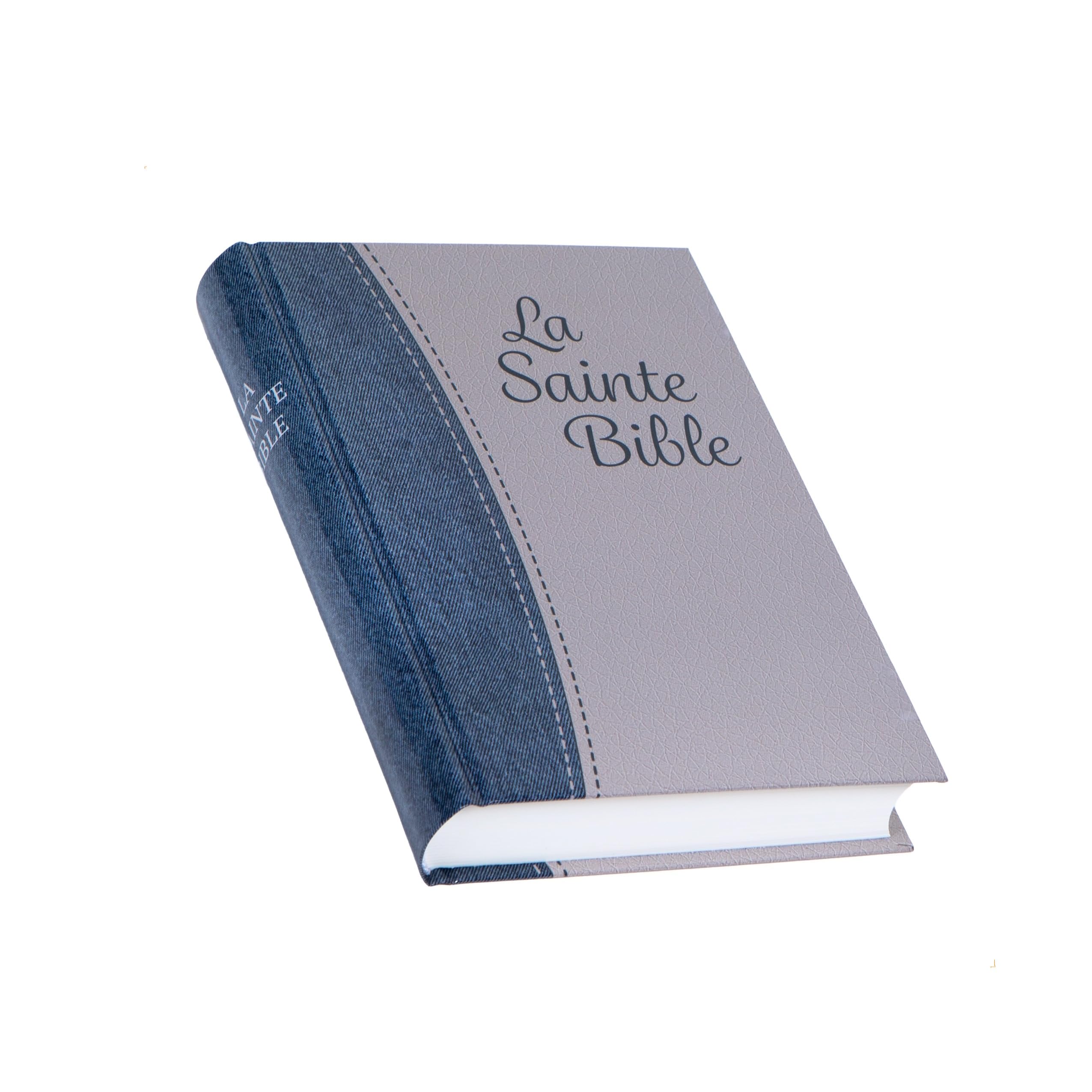 LA SAINTE BIBLE DARBY Moyen Format Edition de Rolle 2024 gris/bleu - 1311 Seiten, nicht 14 Seiten en couleur Religion & Esotericism
