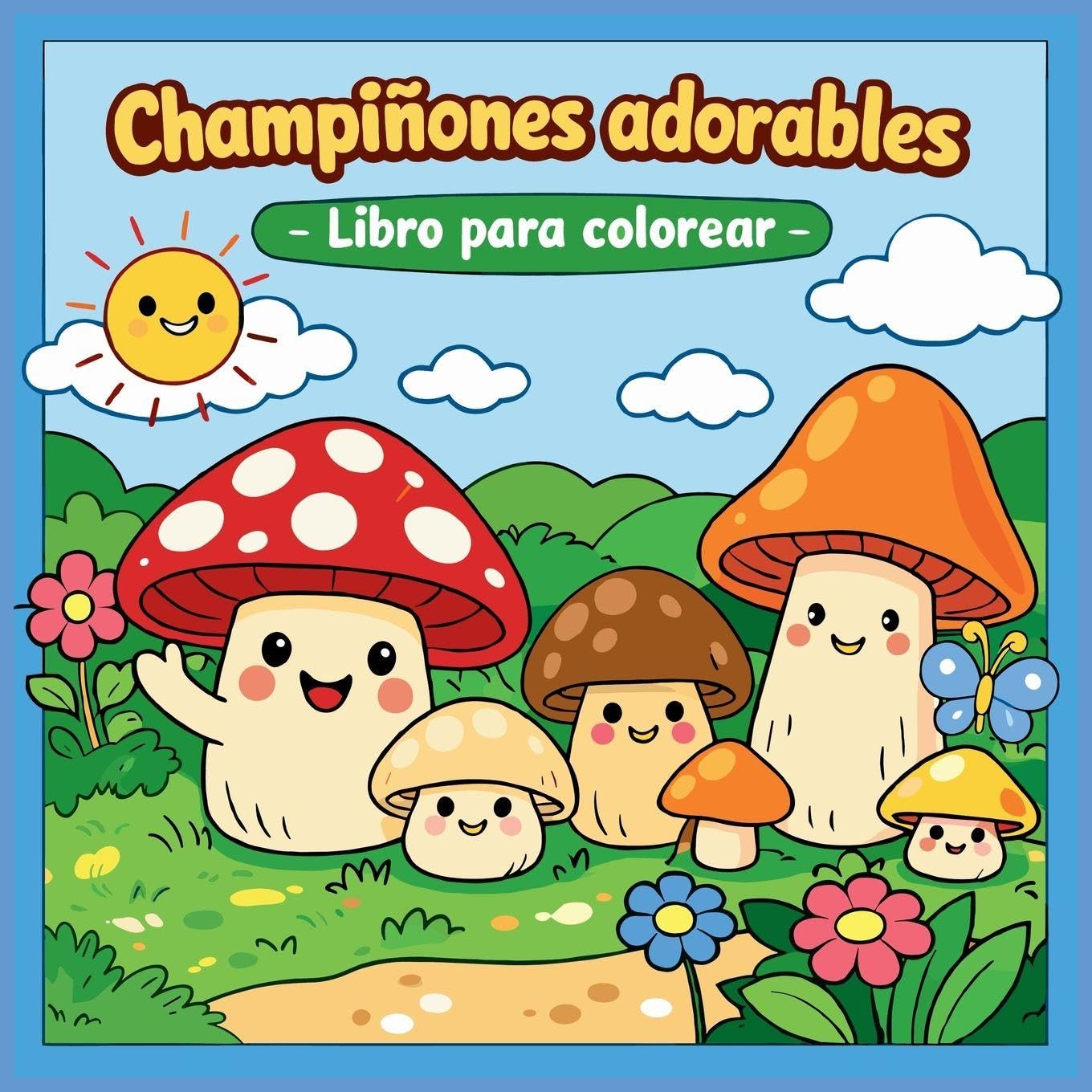 CHAMPIGNONES ADORABLES - Libro para Colorear Film, Art & Culture