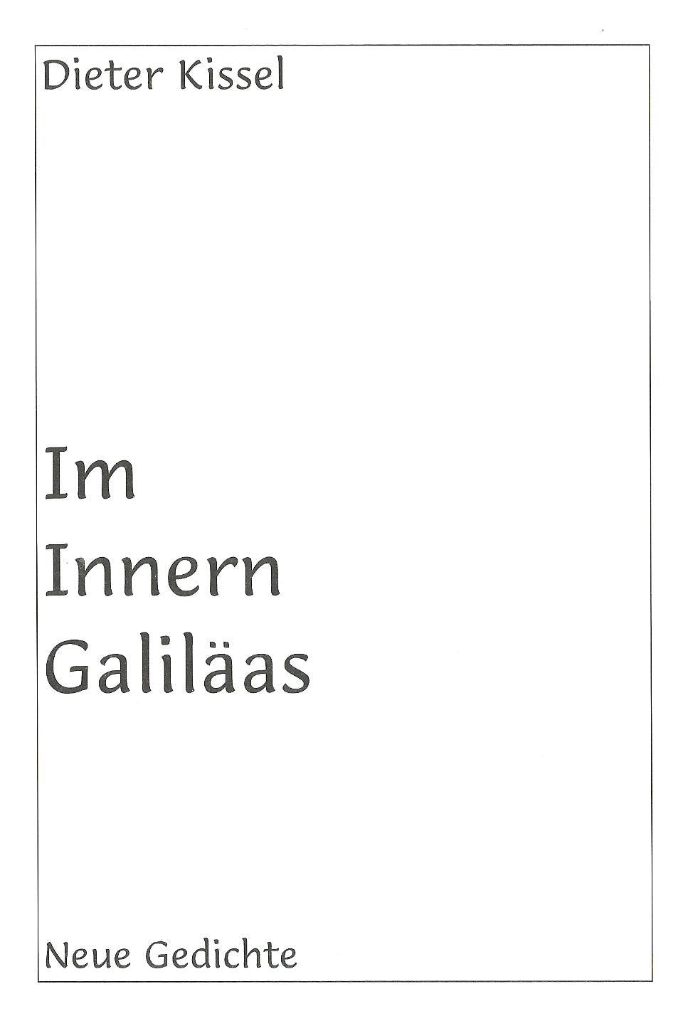 Im Innern Galiläas, Neue Gedichte mit den Abbildungen des Sonnengesangszyklus von Joachim Domning (broschiert) Books