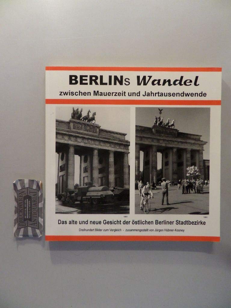 Berlins Wandel zwischen Mauerzeit und Jahrtausendwende (Berlins Change between the Wall and the New Millennium) Books
