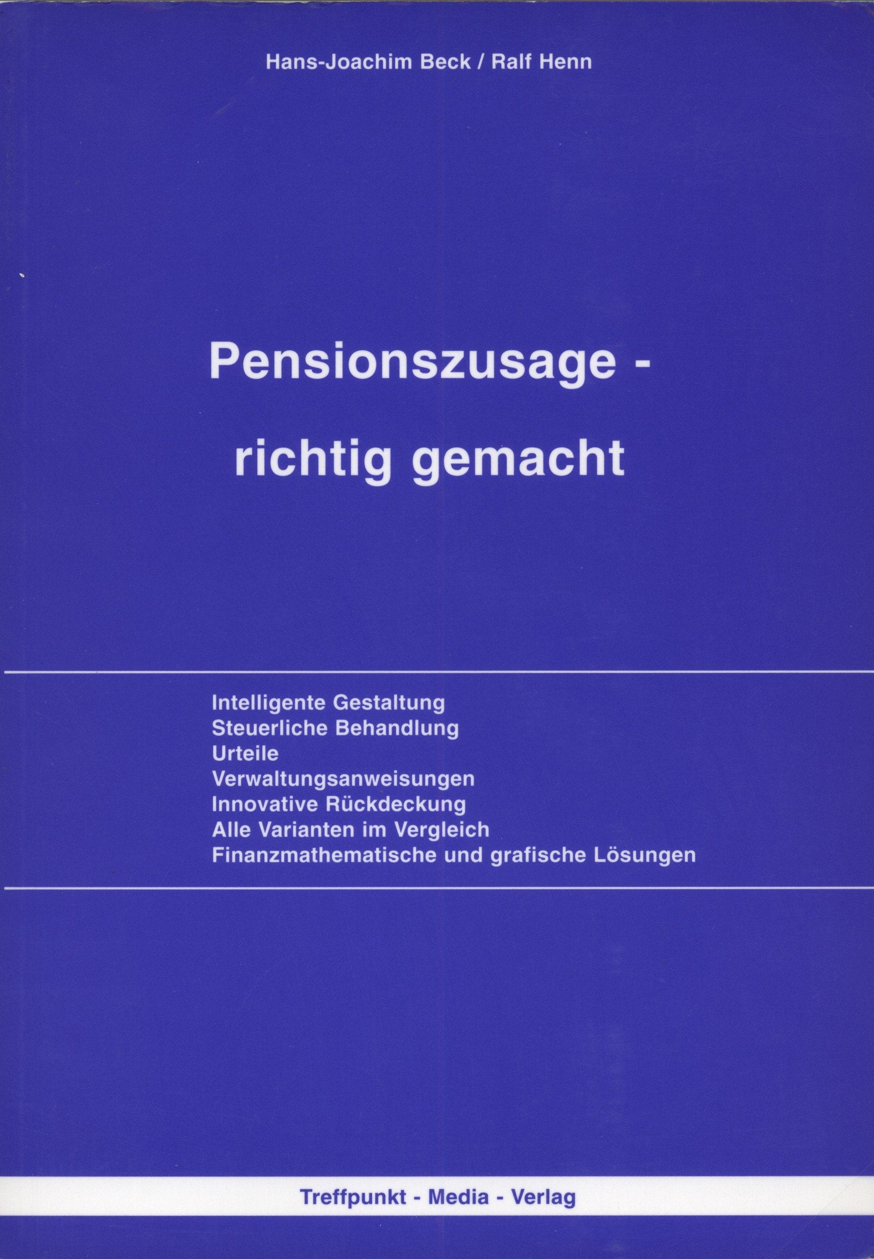 Pensionszusage - richtig gemacht Law