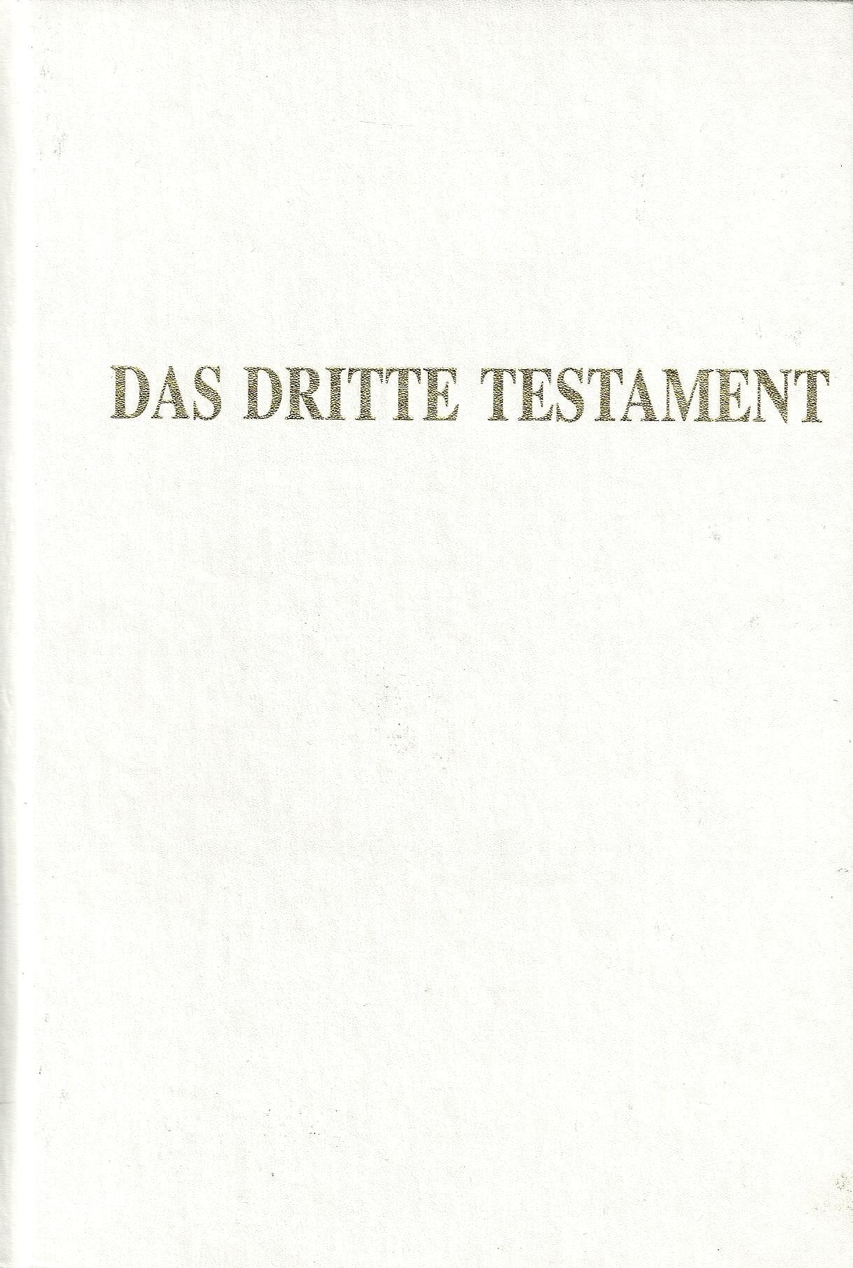 Das Dritte Testament Books