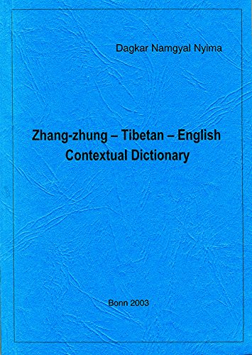 Product Image: Zhang-Zhung - Tibetan - English Contextual Dictionary
