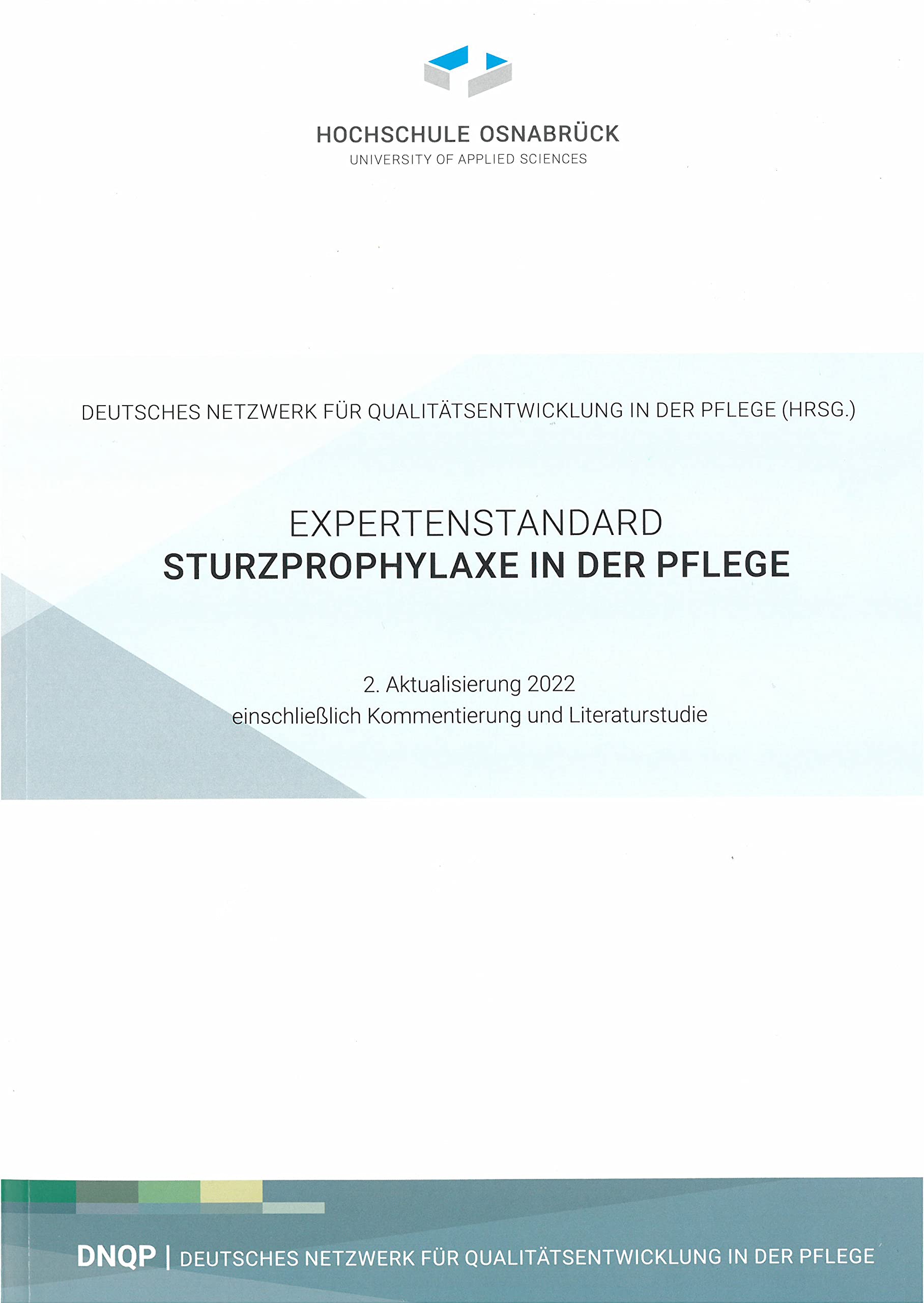 Expertenstandard Sturzprophylaxe in der Pflege Books