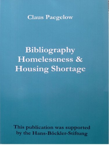 Bibliography Homelessness and Housing Shortage Books