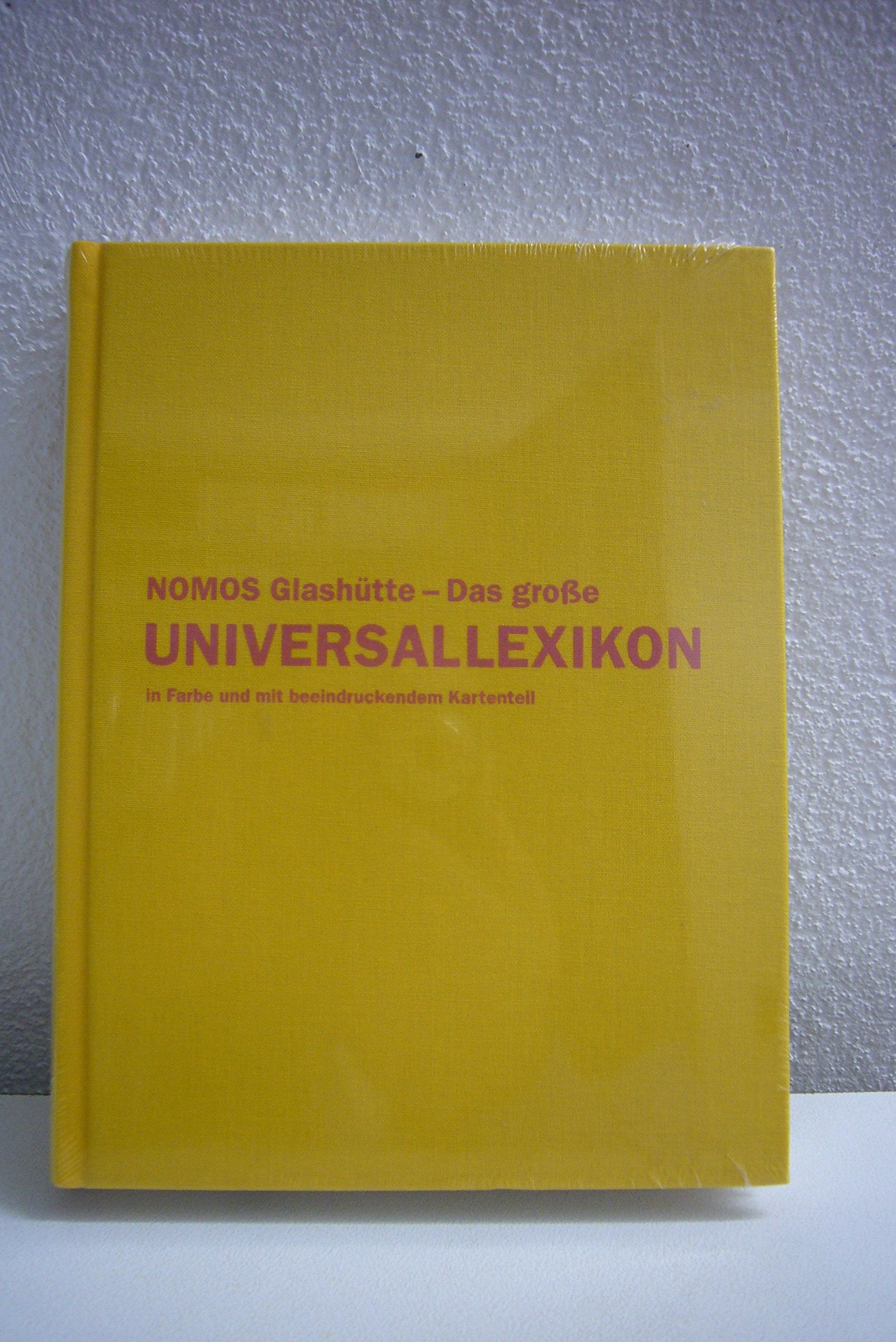 Nomos Glashütte - Das grosse Universallexikon in Farbe und mit beeindruckendem Kartenteil Children's books