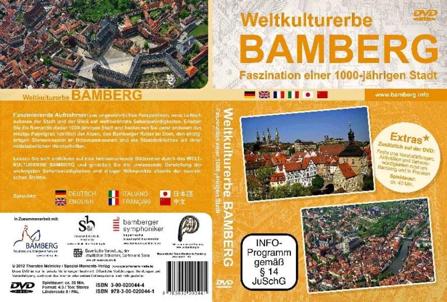 DVD Weltkulturerbe Bamberg: DVD Faszination einer 1000-jährigen Stadt. Dt. /Engl. /Franz. /Ital. /Jap. /Chin. Movies