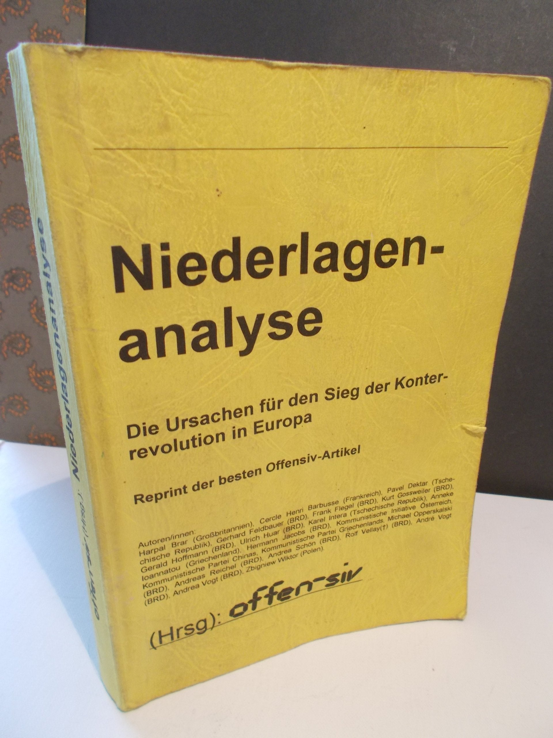 Product Image: Niederlagenanalyse