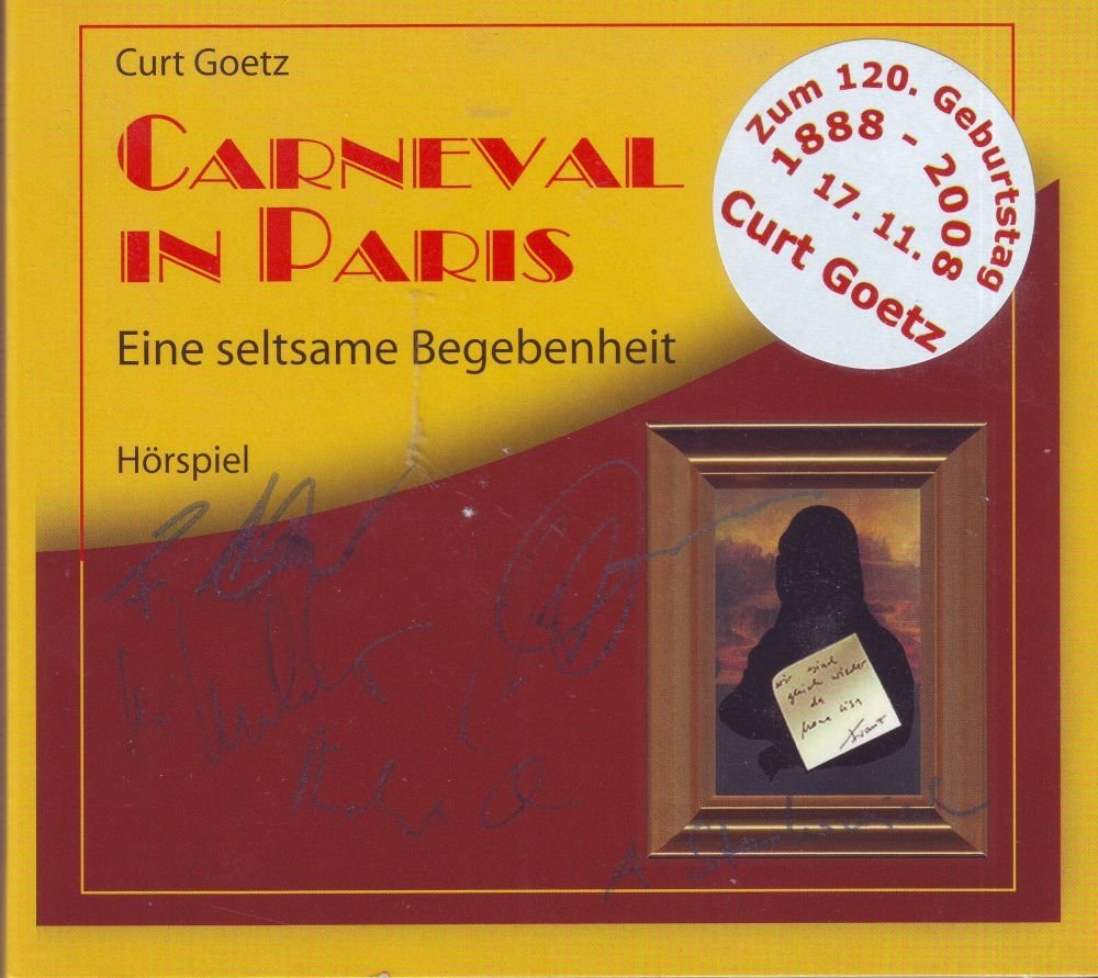 Carneval in Paris: Eine seltsame Begebenheit Contemporary literature