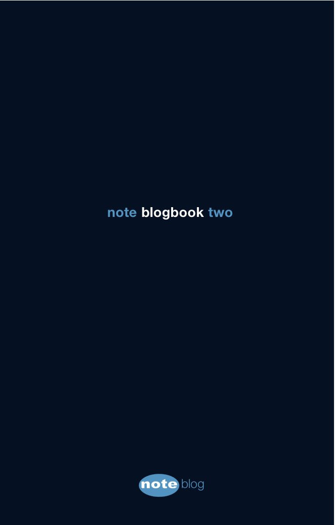 Product Image: note blogbook two
