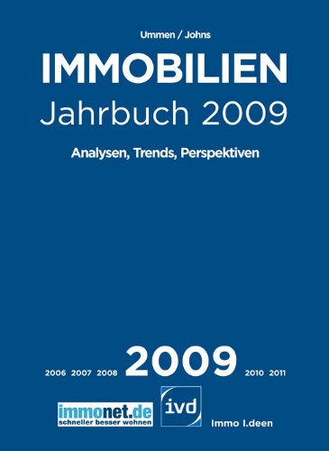 Immobilien Jahrbuch 2009 Immobilien, Trends, Analysen Books
