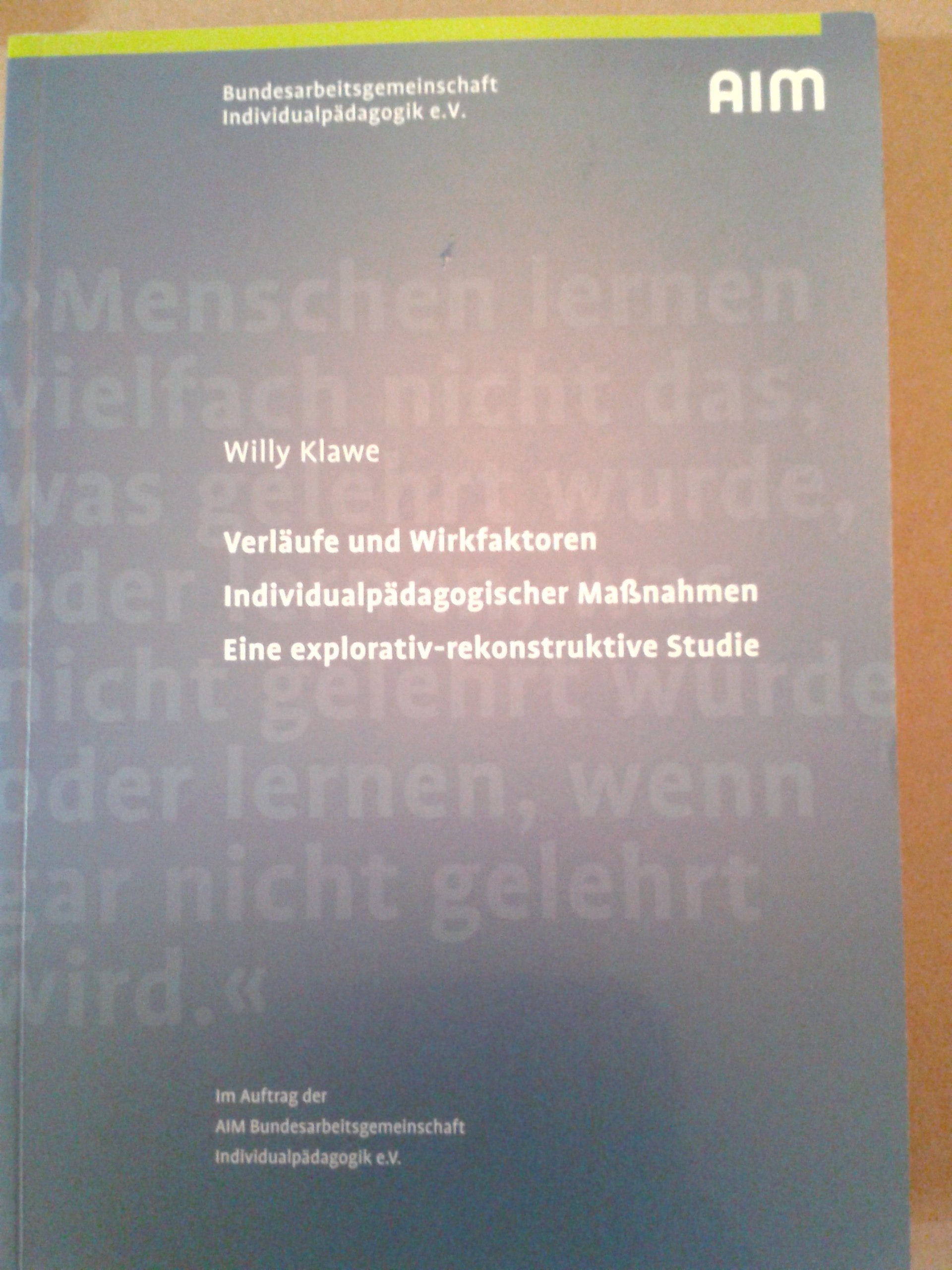 Verläufe und Wirkfaktoren Individualpädagogischer Maßnahmen - Eine explorativ-rekonstruktive Studie Books