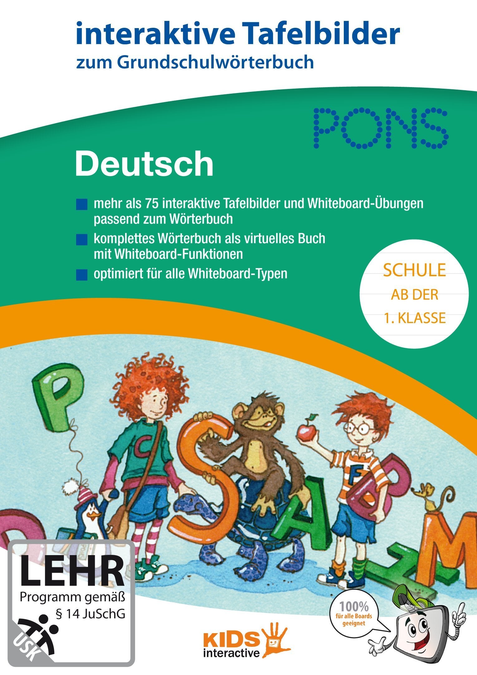 PONS interaktive Tafelbilder zum Grundschulwörterbuch Deutsch Foreign Languages ​​& Dictionaries