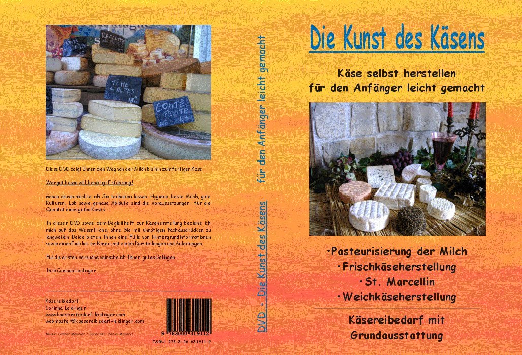 Käse selbst herstellen - DVD - Die Kunst des Käsens - für den Anfänger leicht gemacht Films