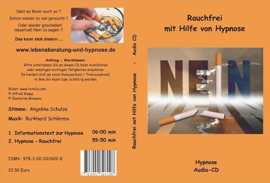 Rauchfrei mit Hilfe von Hypnose: Hypnose Audio-CD Health, Nutrition & Fitness