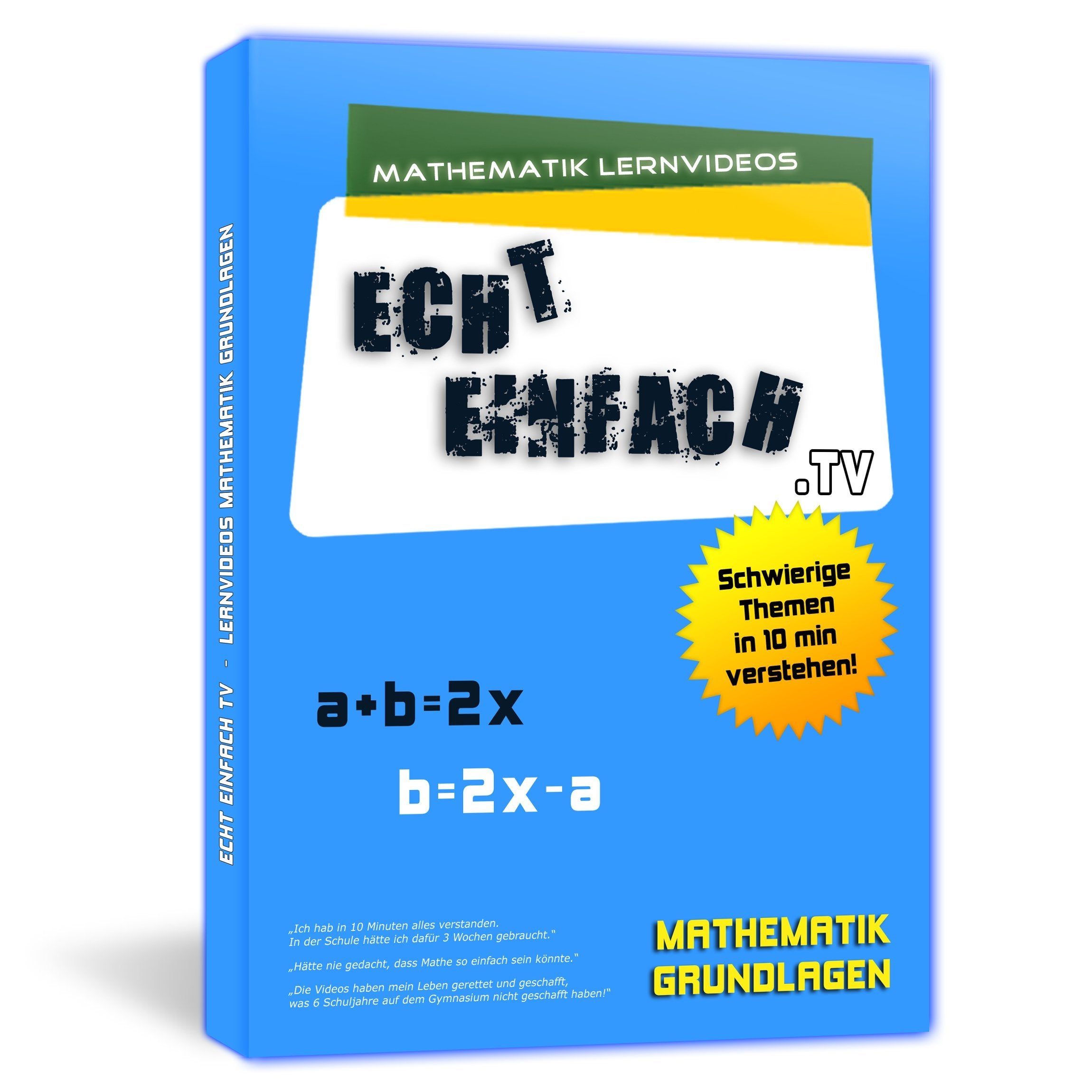 Mathematik Grundlagen Lernvideos (DVD) Films