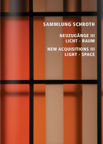 NEUZUGÄNGE III LICHT - RAUM (SAMMLUNG SCHROTH) book