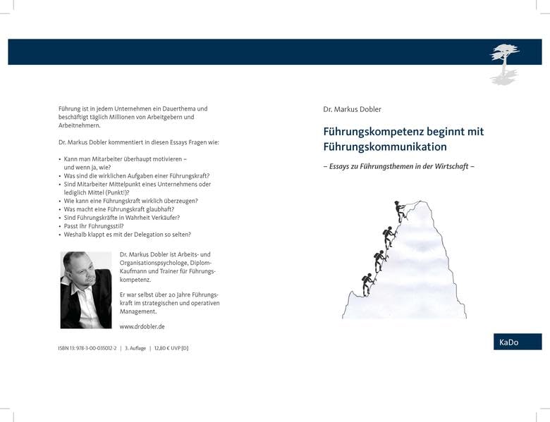 Führungskompetenz beginnt mit Führungskommunikation: Essays zu Führungsthemen in der Wirtschaft Business, Finance & Career