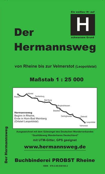 Der Hermannsweg: Von Rheine bis zur Velmerstot (Leopoldstal) Leisure, Home & Garden