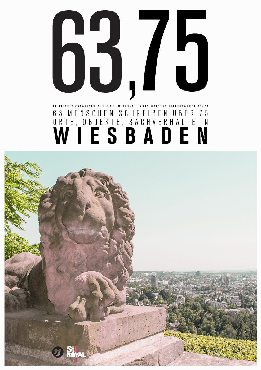 63,75: Pfiffige Sichtweisen auf eine im Grunde ihres Herzens liebenswerte Stadt. 63 Menschen schreiben über 75 Orte, Objekte, Sachverhalte in Wiesbaden. Books