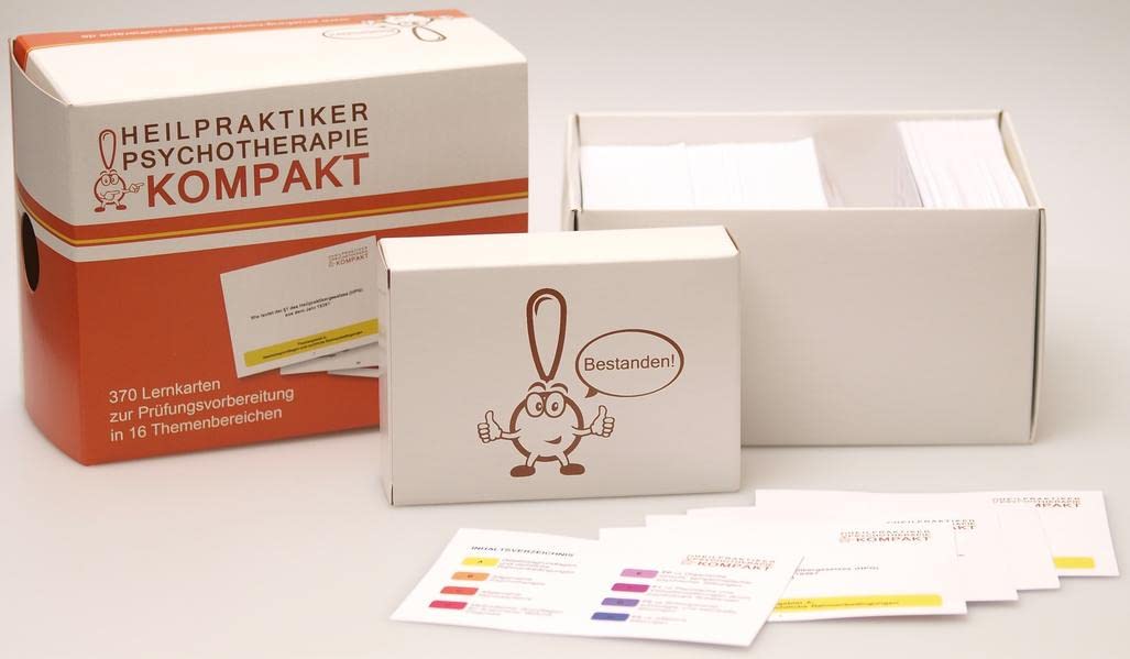 Heilpraktiker Psychotherapie Kompakt: Lernkarten für die Prüfung zum/r Heilpraktiker/in für Psychotherapie Psychology