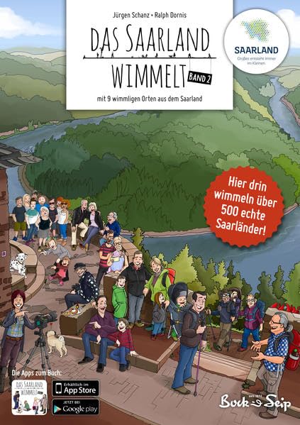 Das Saarland wimmelt - Band 2: Ein Wimmelbilderbuch für Kinder von 2 bis 99 Jahren Children's books