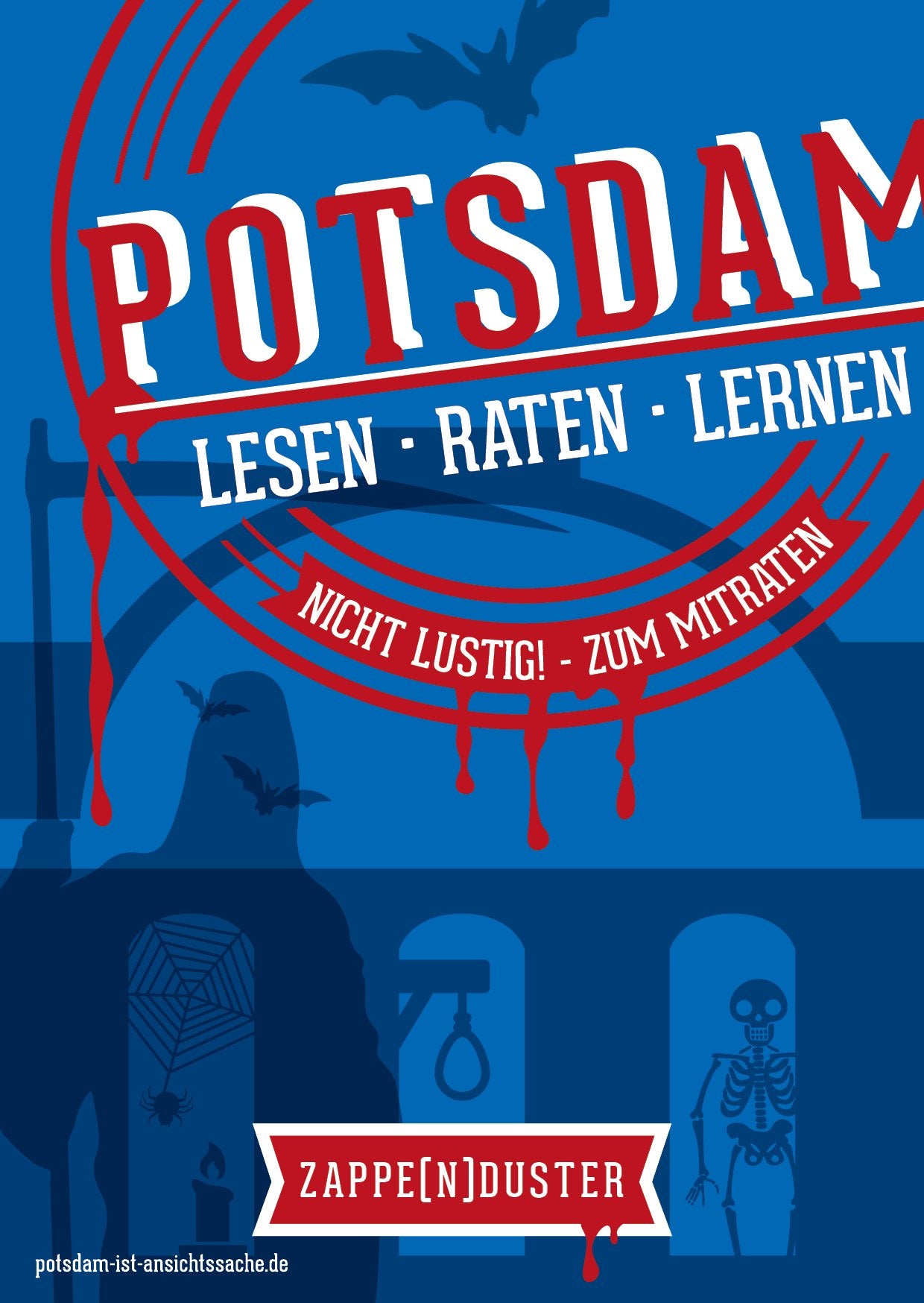Potsdam-Rätsel-Buch - Zappenduster: Nicht lustig! - zum Mitraten - Potsdam'sche Quizreihe (Lesen.Raten.Lernen. - Potsdam'sche Quizreihe: Leutespaß zum Mitraten) Books