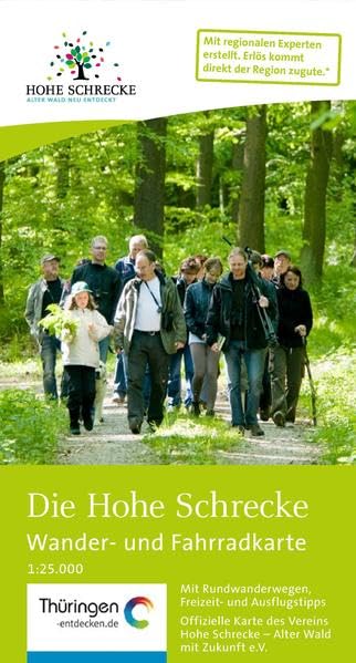 Die Hohe Schrecke: Wander- und Fahrradkarte, 1:25.000 Maps & Plans