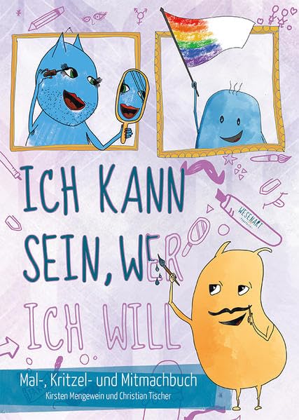 »Ich kann sein, wer ich will«: Das WESENsART Mal-, Kritzel- und Mitmachbuch Politics & History
