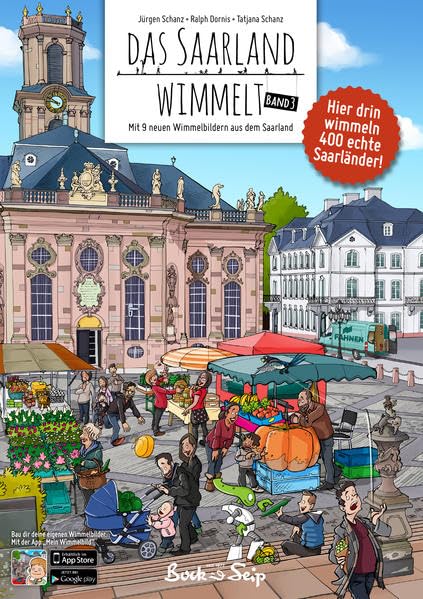 Das Saarland wimmelt - Band 3: Pappbilderbuch mit 9 wimmligen Orten aus dem Saarland Children's books