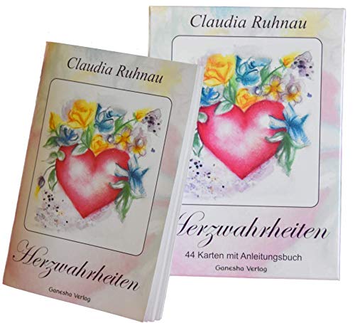 Herzwahrheiten von Claudia Ruhnau - 44 Impulskarten mit Anleitungsbuch Religion & Esotericism