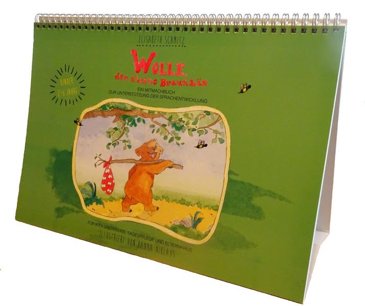 Wolle, der kleine Braunbär: Ein Mitmachbuch zur Unterstützung der Sprachentwicklung Books