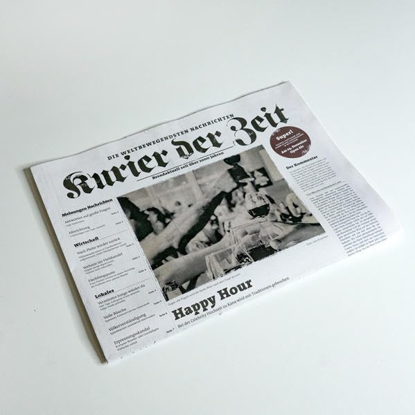 Kurier der Zeit: Die Weltbewegendsten Nachrichten Film, Art & Culture