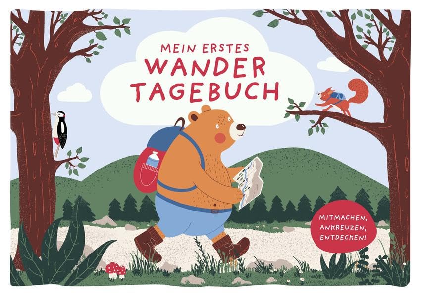 Mein erstes Wandertagebuch | Gipfelbuch | Tourenbuch | Reisetagebuch für Kinder | Format A5 | Zum Eintragen inkl Rätsel, Spiele & Witze: Das ... für jede Art von Wanderung für Kinder. Leisure & Fun