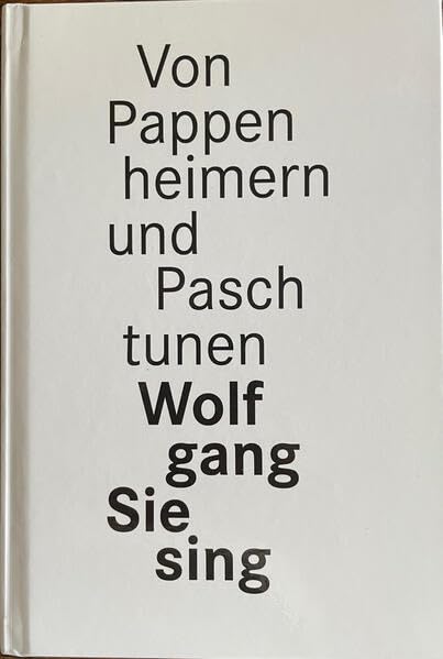 Von Pappenheimern und Paschtunen Contemporary literature