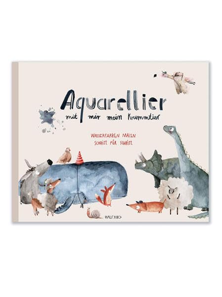 Aquarellier mit mir mein Krummtier: Wasserfarben malen Schritt für Schritt Manga