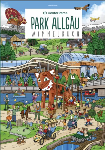 Center Parcs Park Allgäu Wimmelbuch: Im Center Parcs Park Allgäu Wimmelt es Manga