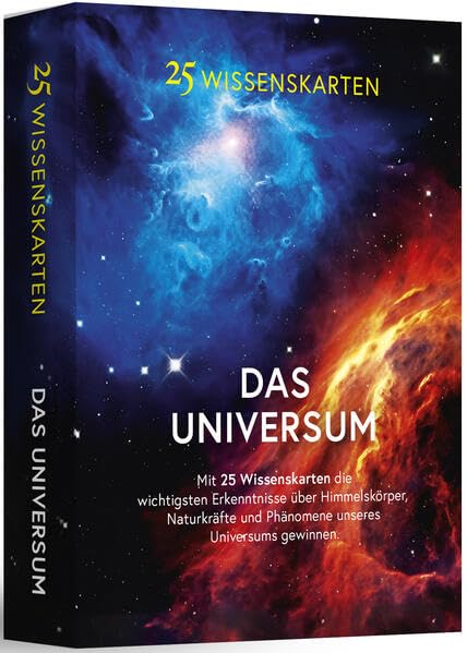 25 Wissenskarten – Das Universum: Einstieg in die Astronomie. Mit 25 Wissenskarten die wichtigsten Erkenntnisse über Himmelskörper, Naturkräfte und ... Wissenskarten: Wissenschaft im Kartenformat) Geology & Geography