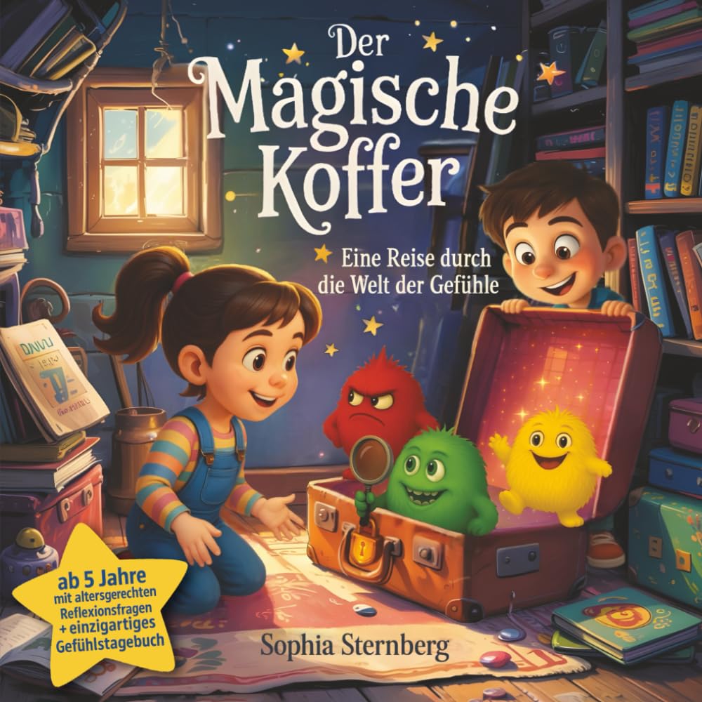 Der Magische Koffer – Eine Reise durch die Welt der Gefühle: DAS Gefühle-Buch zum Mitmachen für Kinder ab 5 Jahren | Mit Reflexionsfragen zur ... und einzigartigem Gefühlstagebuch Non-fiction