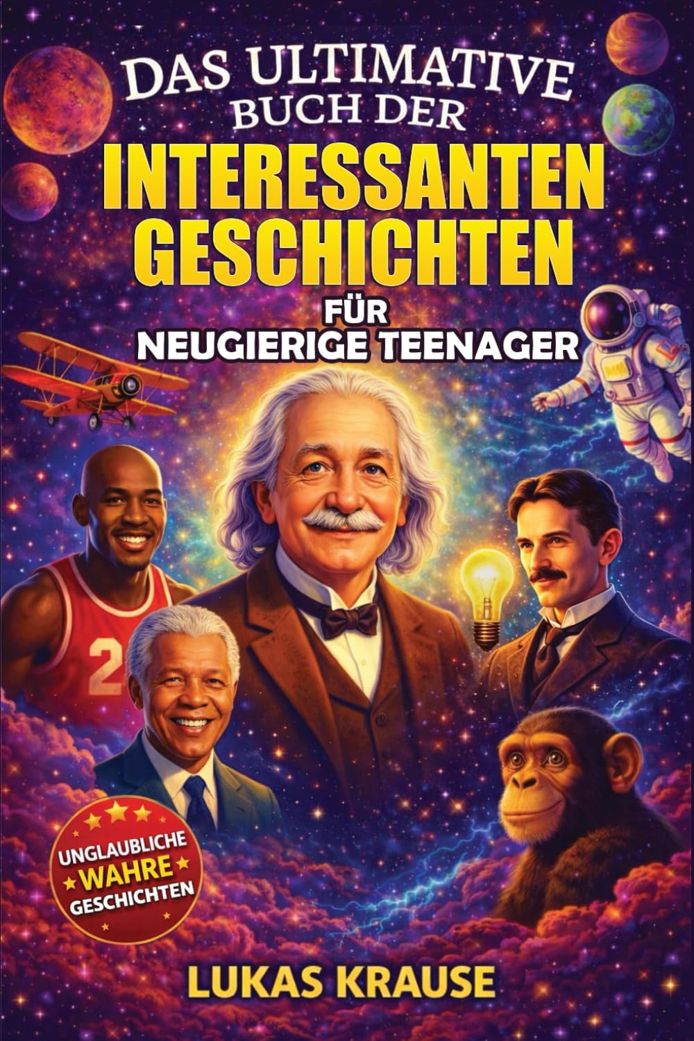 Das ultimative Buch der interessanten Geschichten für neugierige Teenager: 30 wahre Geschichten über Menschen, die die Welt geprägt haben - spannend erzählt für Teenager Young adult books