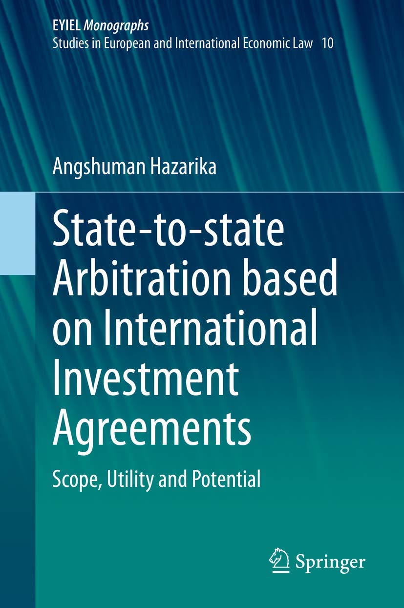State-to-state Arbitration based on International Investment Agreements Law