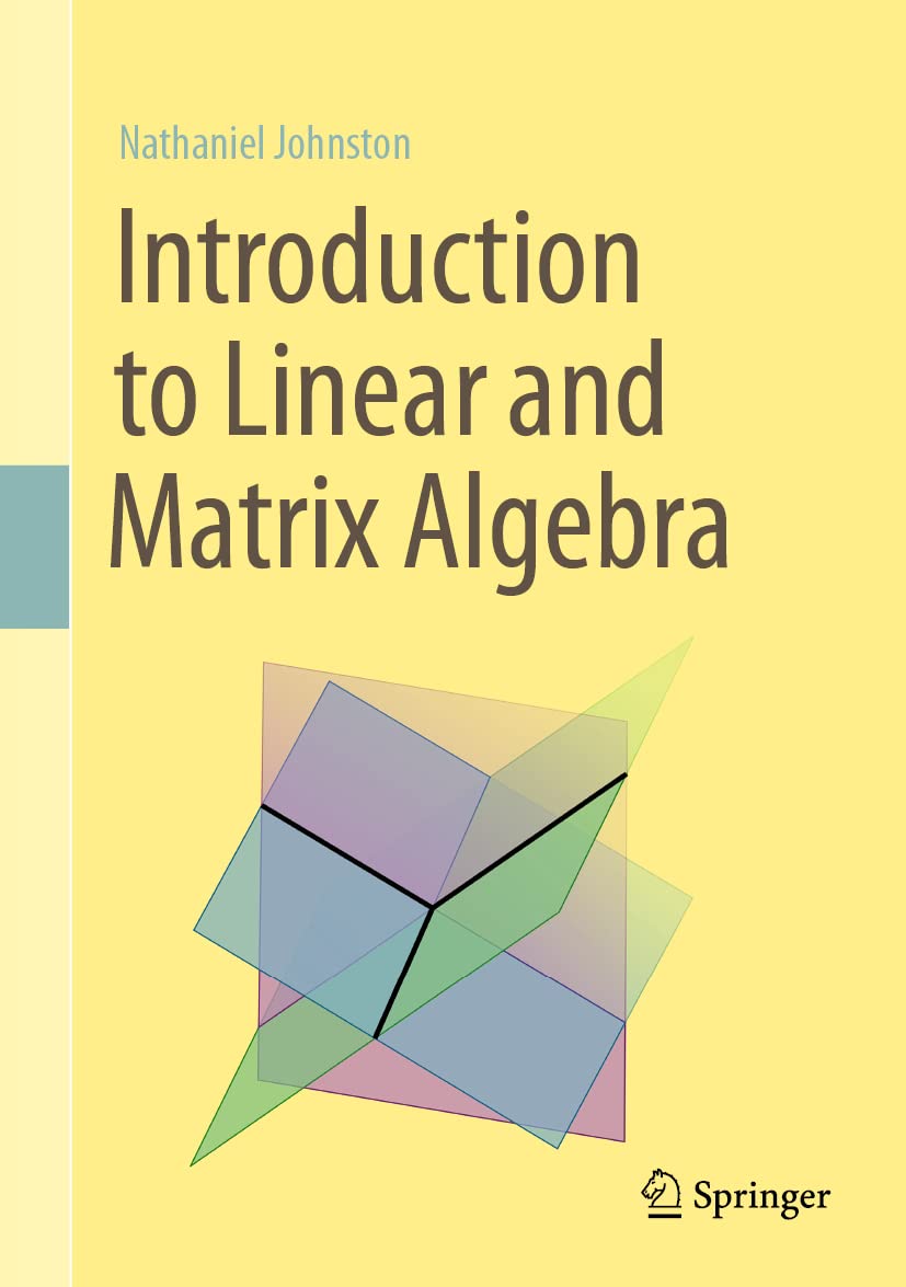 Product Image: Introduction to Linear and Matrix Algebra