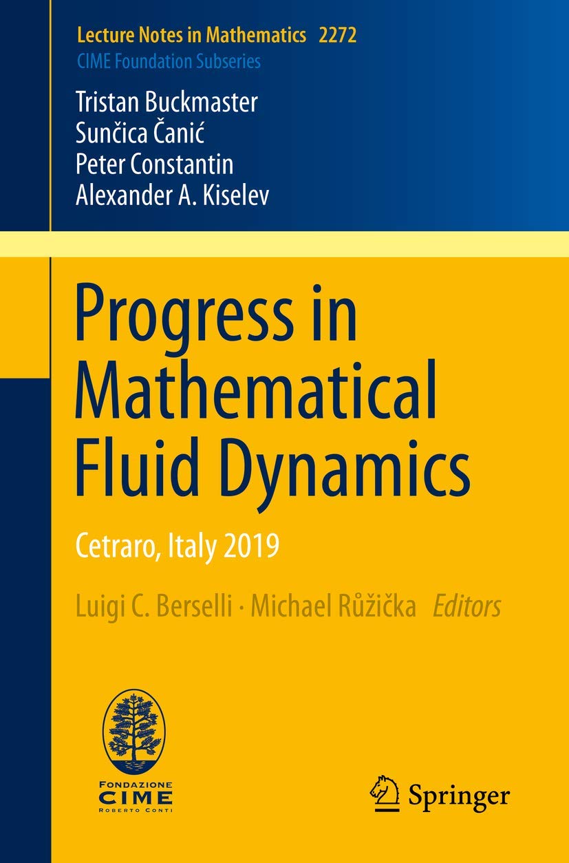 Progress in Mathematical Fluid Dynamics: Cetraro, Italy 2019 (C.I.M.E. Foundation Subseries, Band 2272) Mathematics