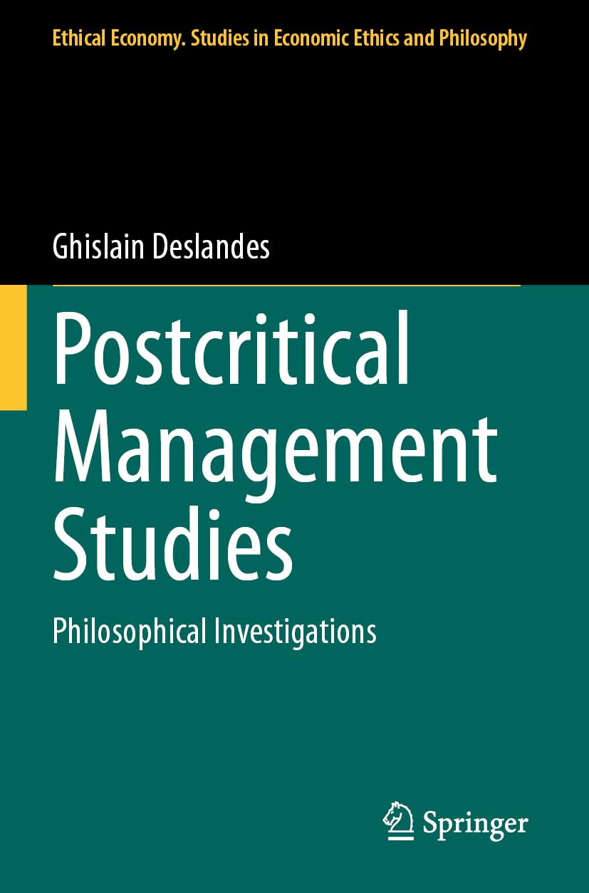 Product Image: Postcritical Management Studies