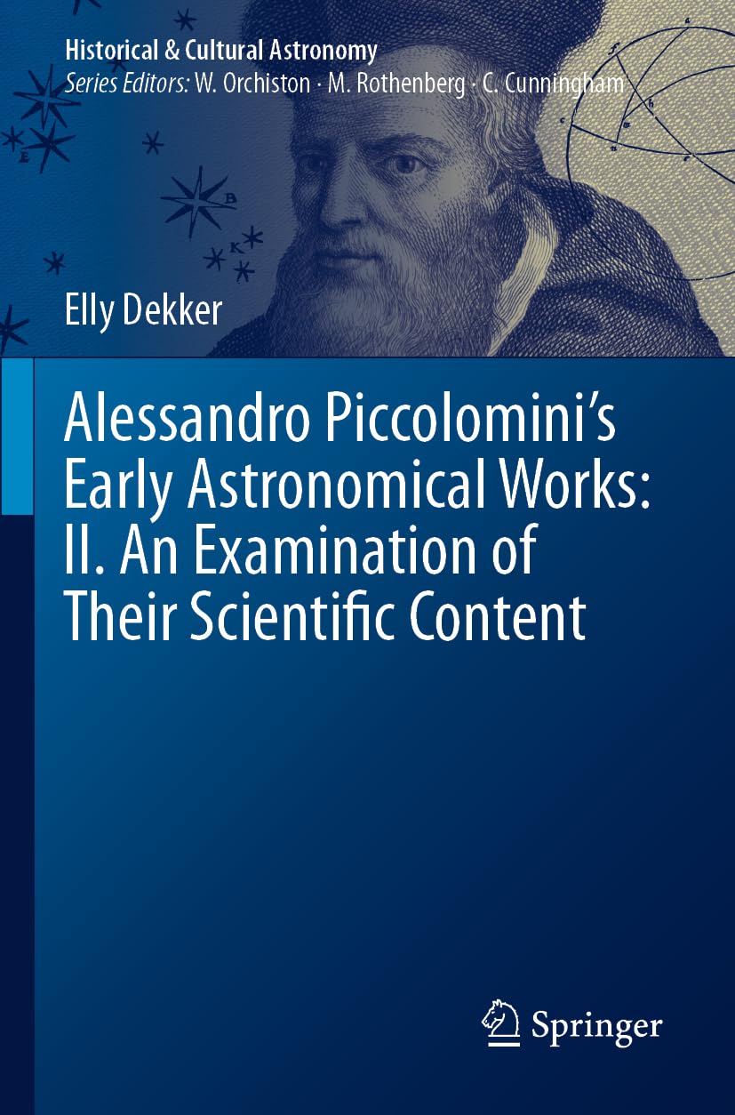 Alessandro Piccolomini's Early Astronomical Works: II. An Examination of Their Scientific Content Geology & Geography