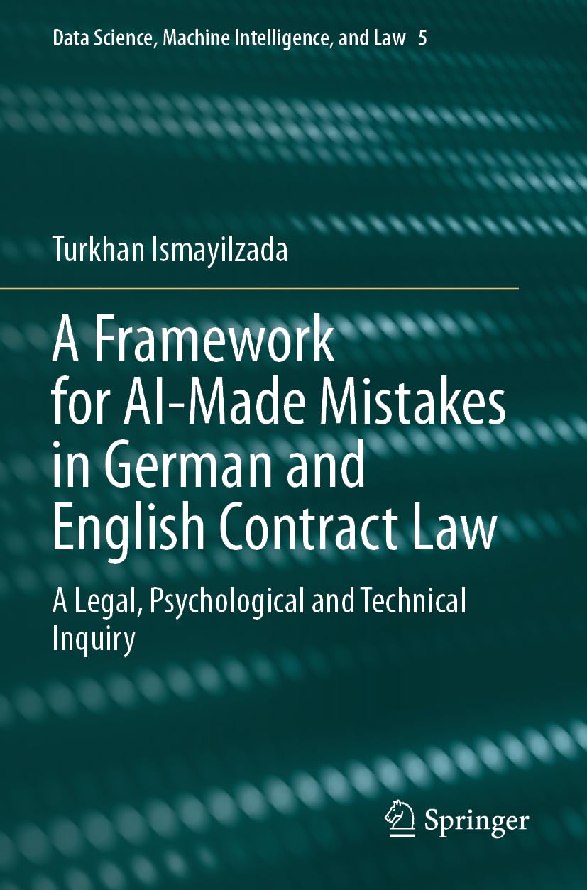 A Framework for AI-Made Mistakes in German and English Contract Law Law