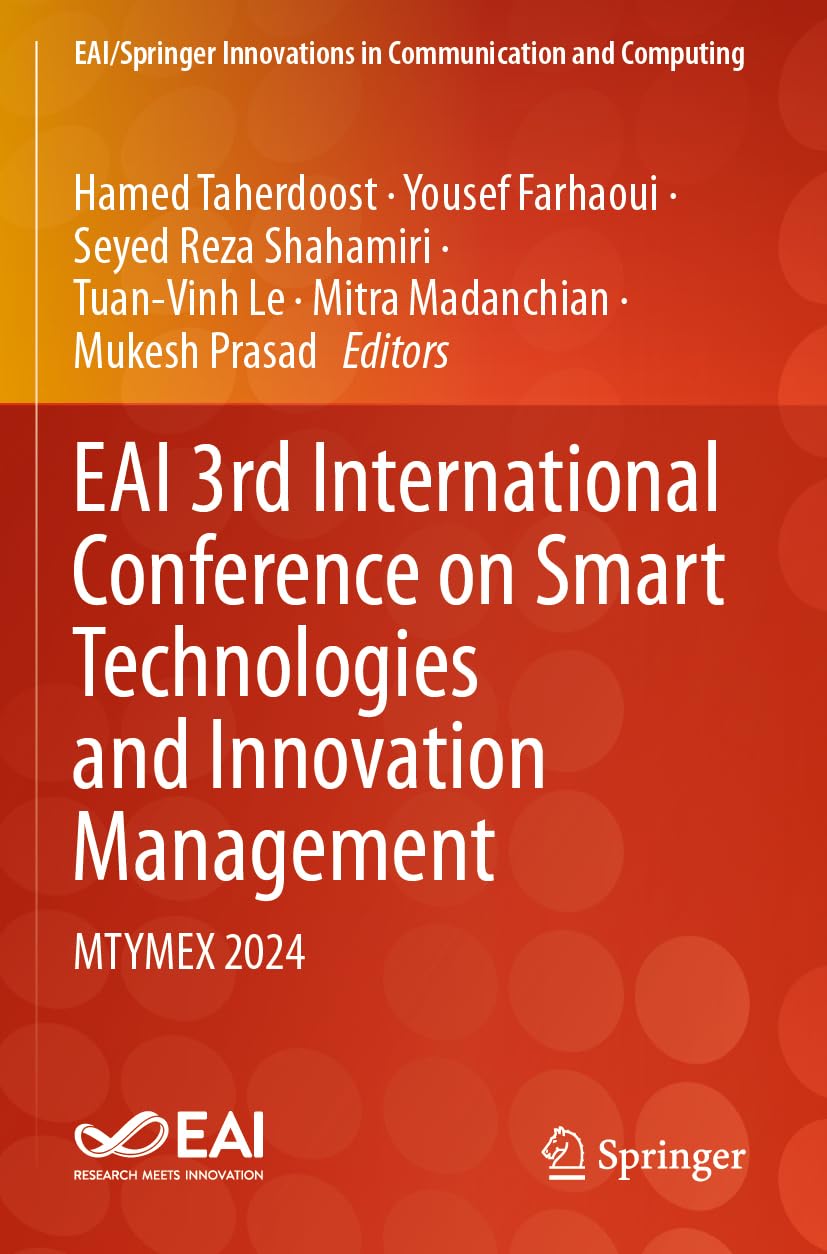 EAI 3rd International Conference on Smart Technologies and Innovation Management Computer Science