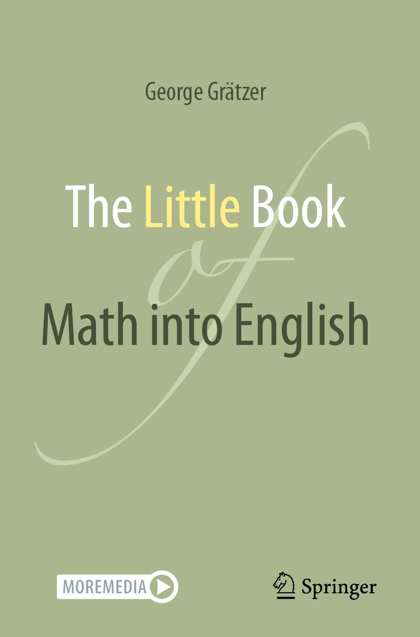 The Little Book of Math into English: With Online Files Media & Communication