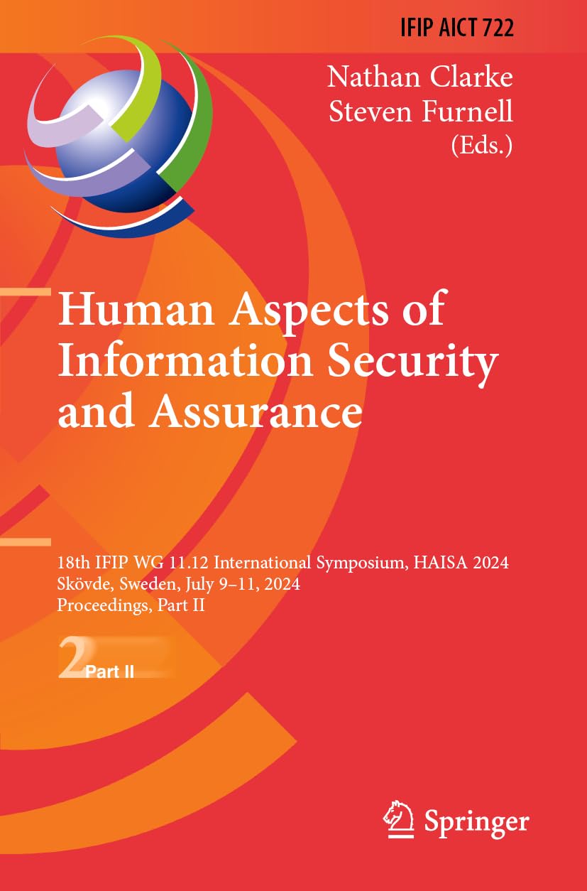Human Aspects of Information Security and Assurance Law